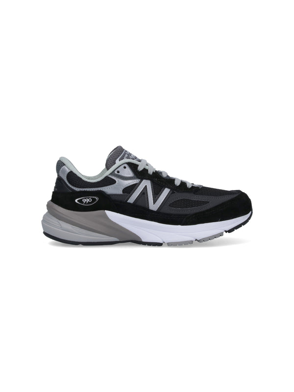 New Balance Pigskin sneaker in black