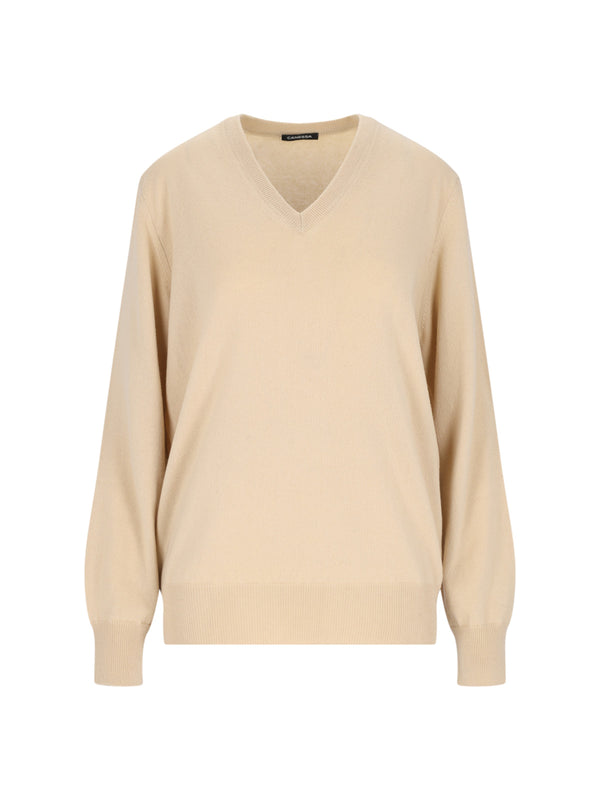 Canessa 100% Cashmere sweater in beige