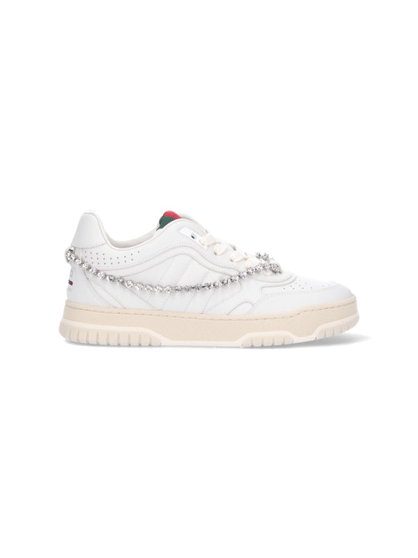 Gucci Aadj Calfskin sneaker in white
