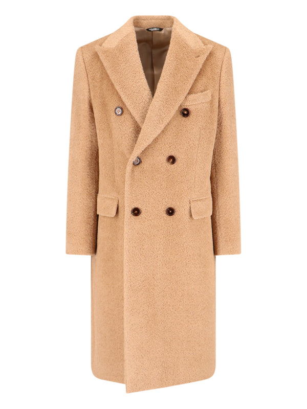 Dolce & Gabbana Humtx 51% Lama coat in beige