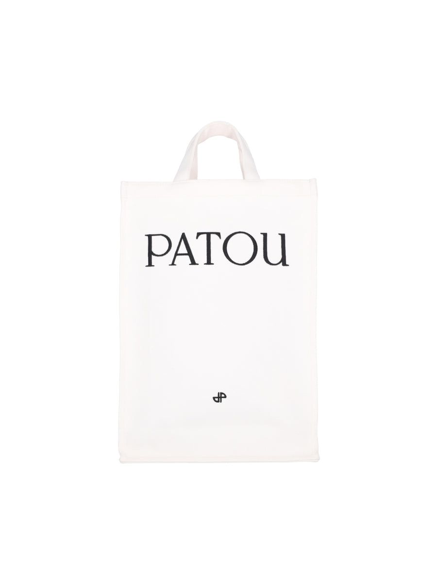 Patou 100% Organic Cotton tote bag in white