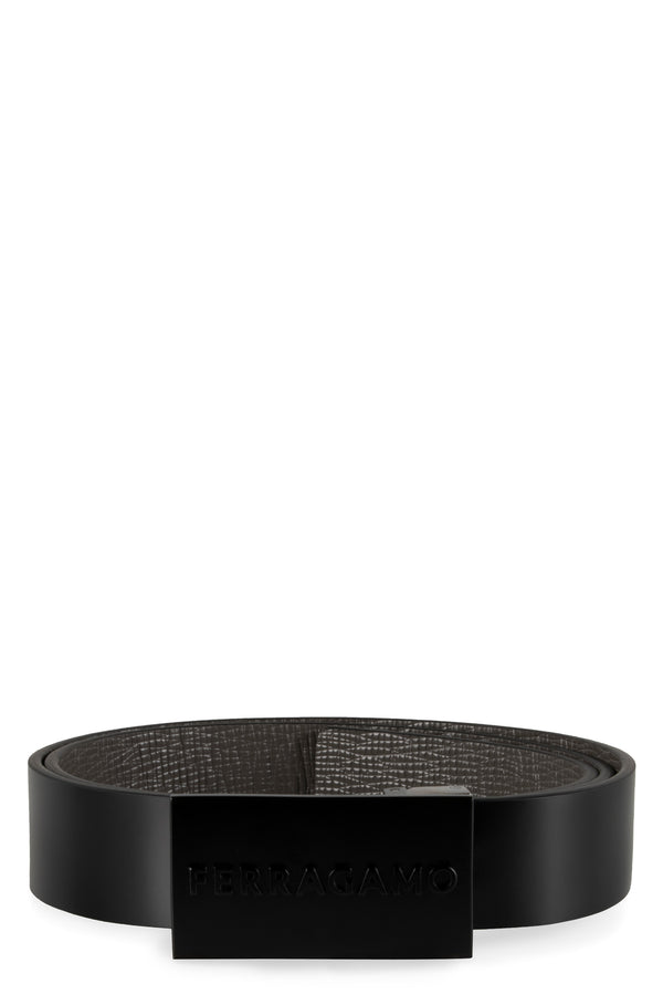 Reversible Leather Belt Black Calf