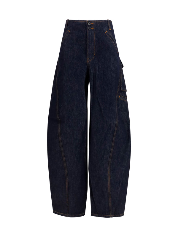 Self-Portrait 100% cotton jeans in blue