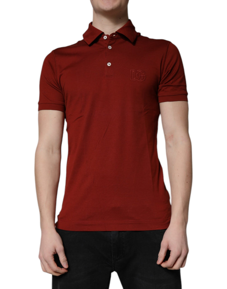 Dolce & Gabbana 100% Cotton polo in red