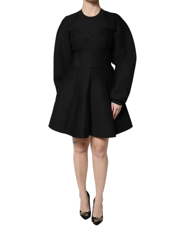 Dolce & Gabbana 45% Cotton 25% Viscose 22% Nylon 8% Elastane dress in black
