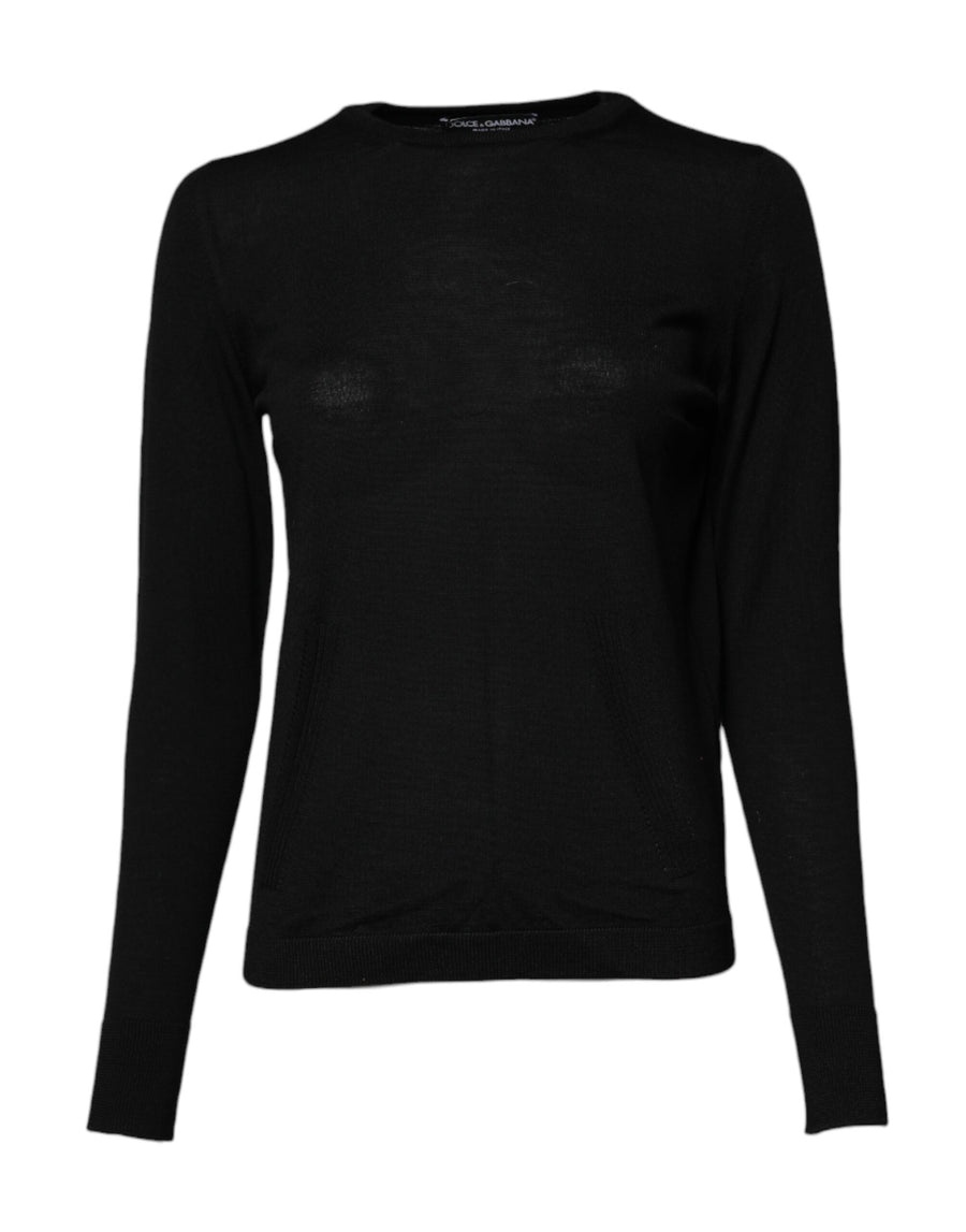 Dolce & Gabbana 100% Virgin Wool sweater in black