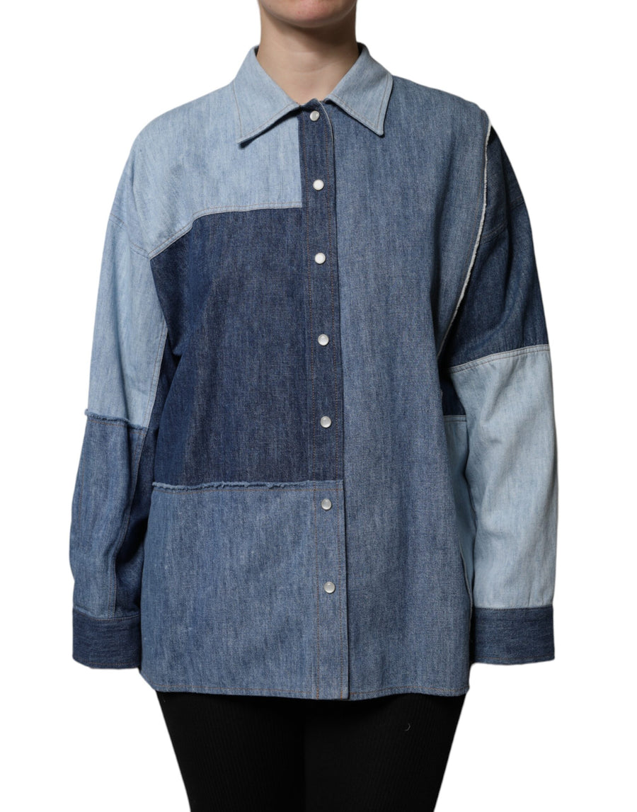 Dolce & Gabbana 100% Cotton shirt in blue