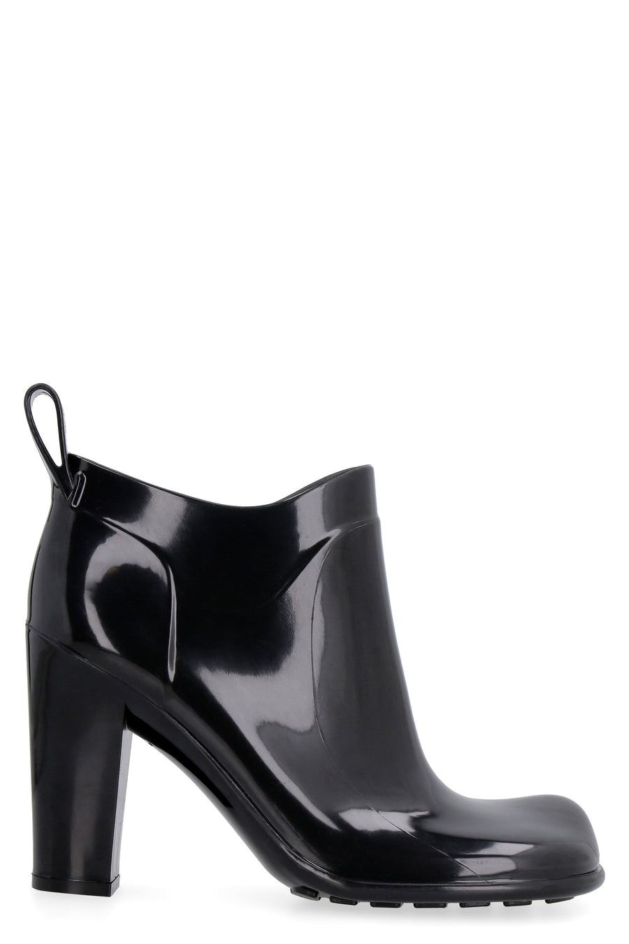 Bottega Veneta Shine Rubber Boots Black
