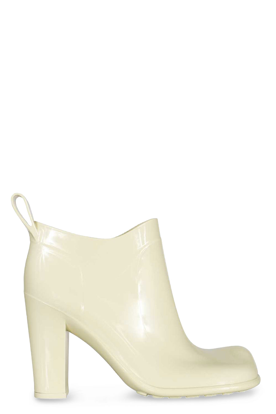 Bottega Veneta Shine Rubber Boots Ivory