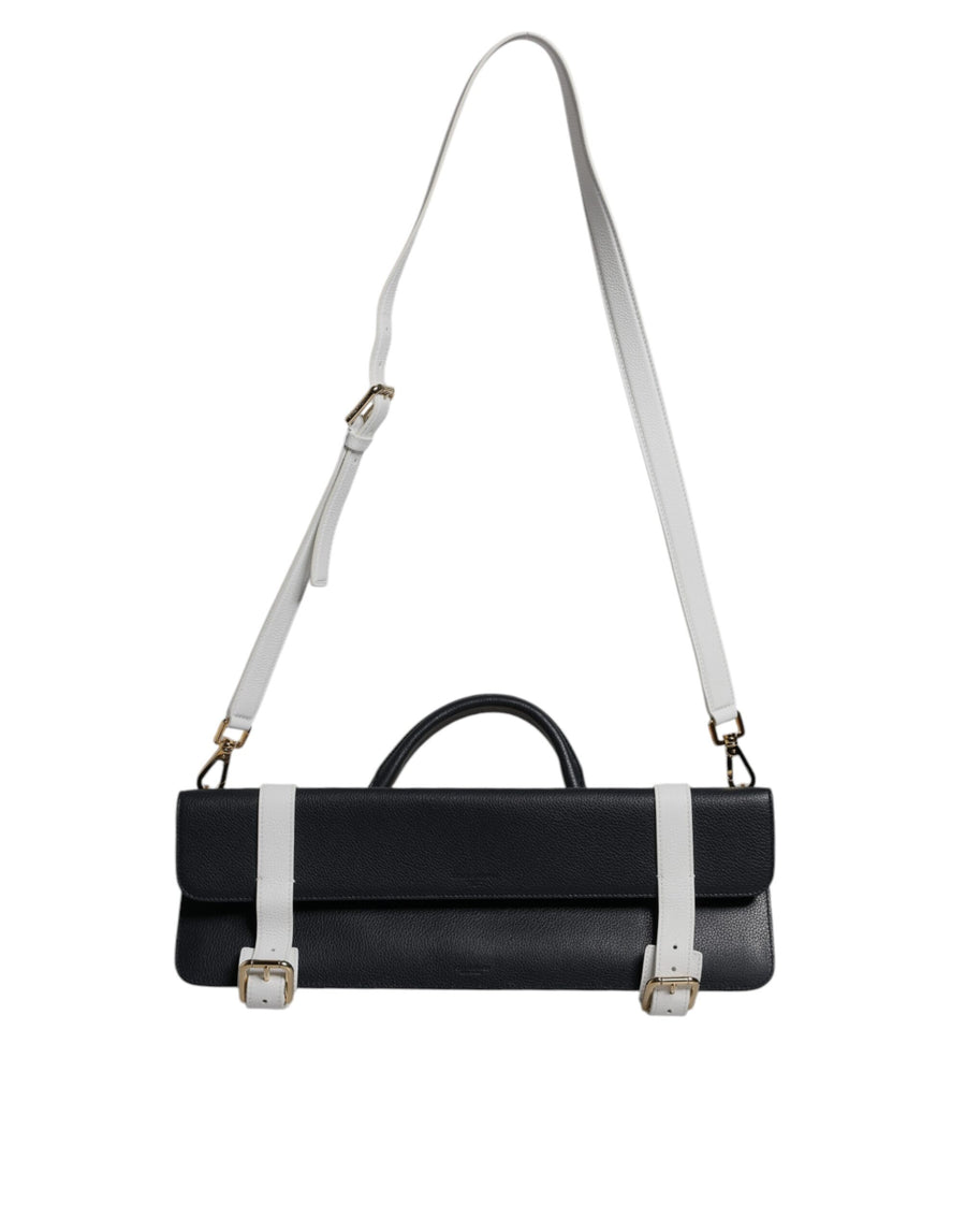 Dolce & Gabbana 70% Calfskin Leather shoulder bag in black