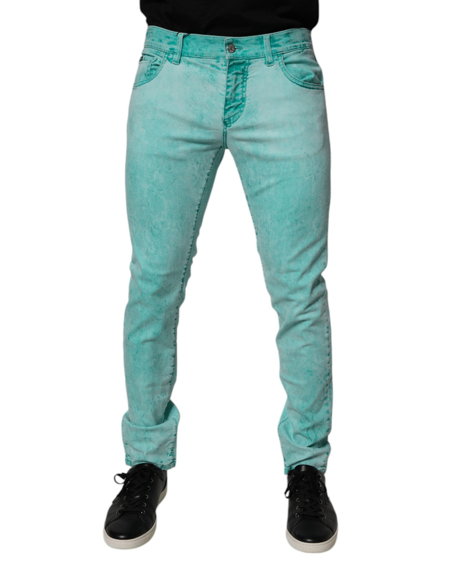 Dolce & Gabbana 98% Cotton 2% Elastane jeans in green
