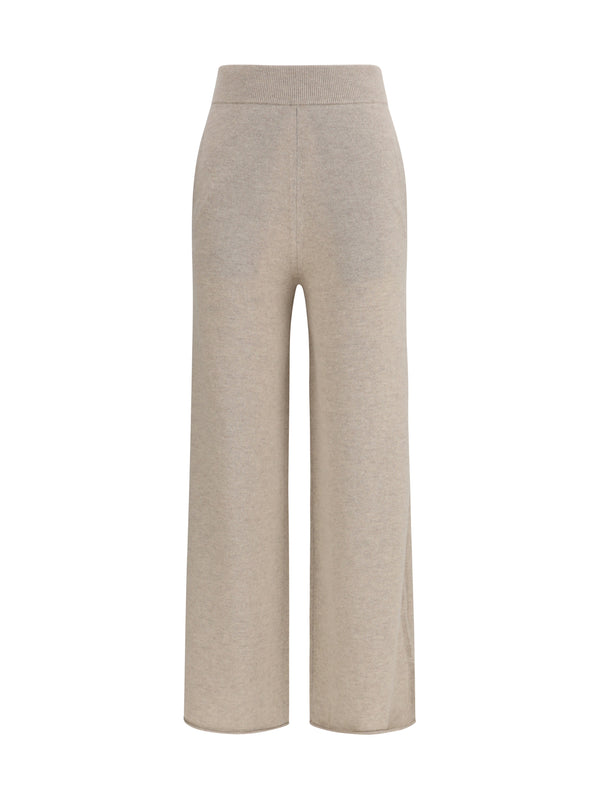 Max Mara Pure 100% Cashmere trousers in beige