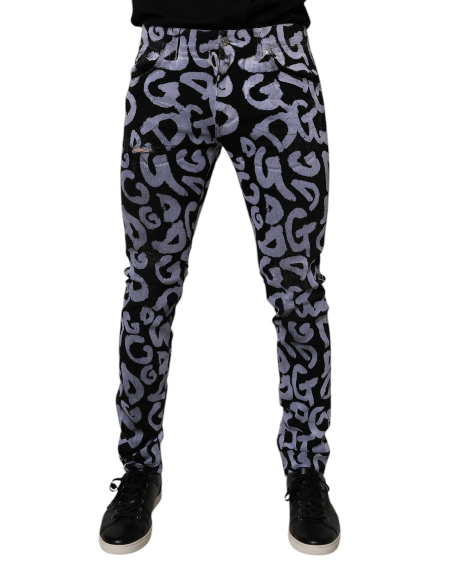 Dolce & Gabbana 100% Cotton jeans in black