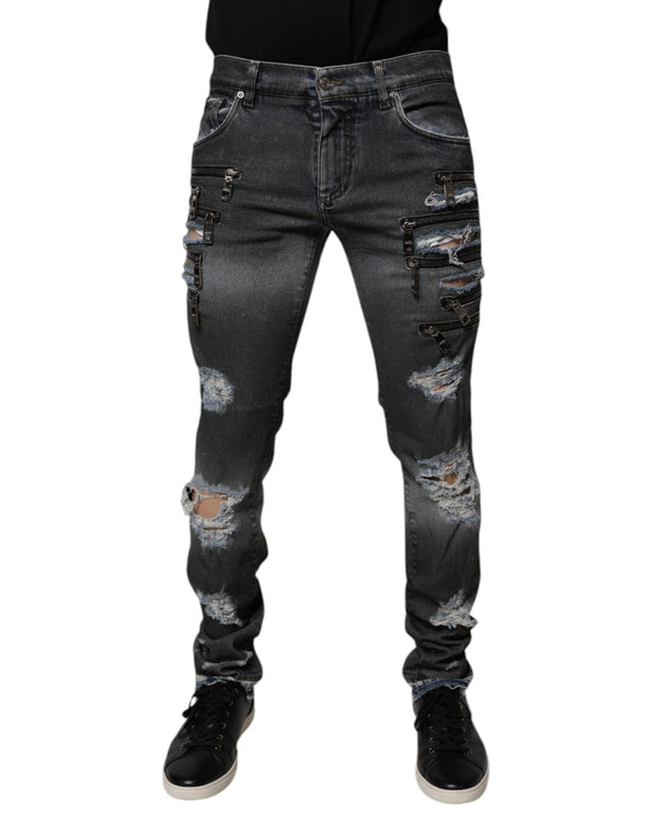 Dolce & Gabbana 100% Cotton jeans in gray