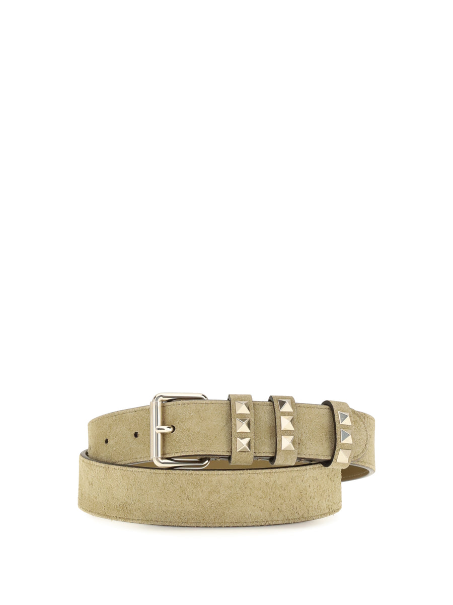 Valentino Garavani 100% Suede belt in beige