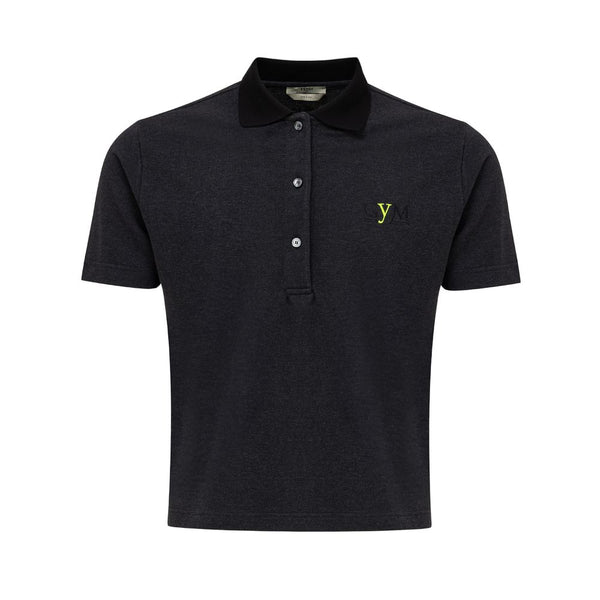 Fendi Cotton polo shirt in black