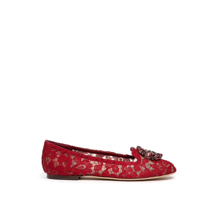 Dolce & Gabbana 56% Viscose flat in red