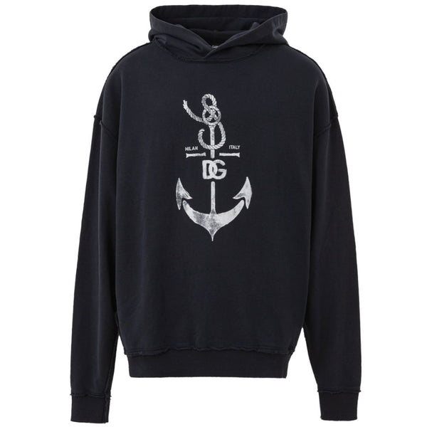 Dolce & Gabbana 100% Cotton hoodie in navy