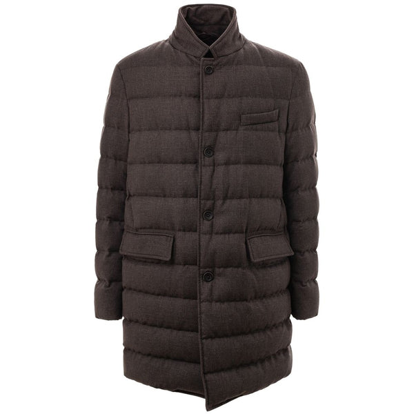 Herno 70% Wool down jacket in brown