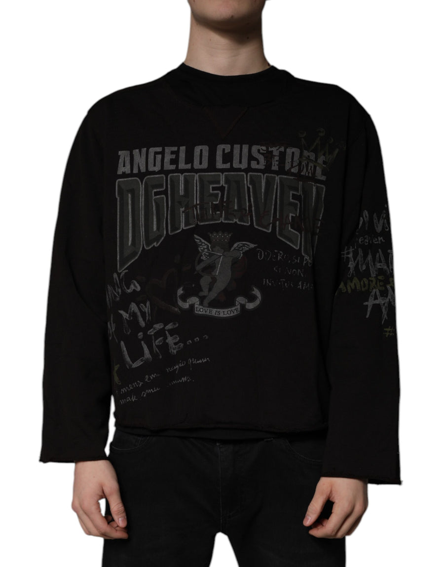 Dolce & Gabbana 80% Cotton sweatshirt in black