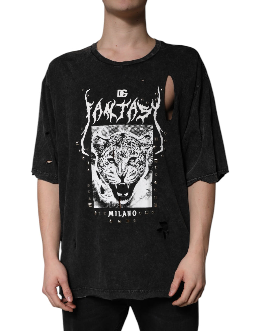 Dolce & Gabbana 100% Cotton t-shirt in black