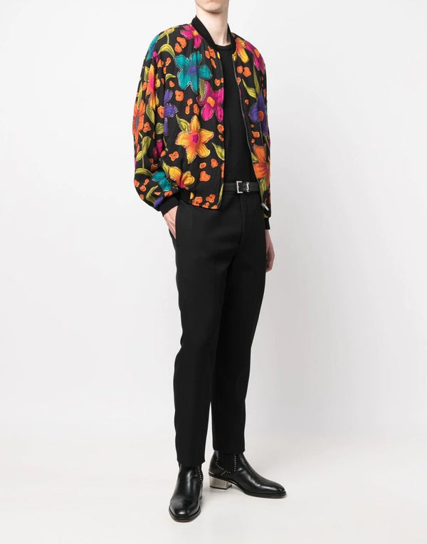 Saint Laurent 100% Viscose jacket in black