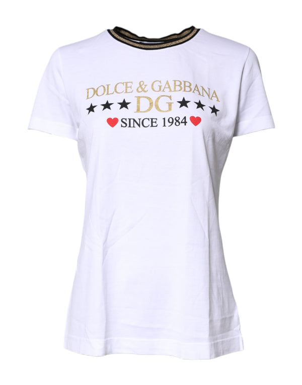 Dolce & Gabbana 100% Cotton t-shirt in white