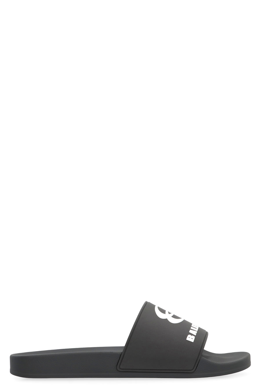 Black Rubber Slides Flip Flops &