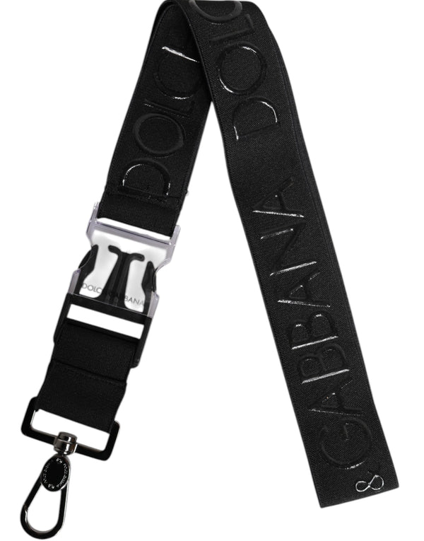 Dolce & Gabbana 62% Polyester belt in black