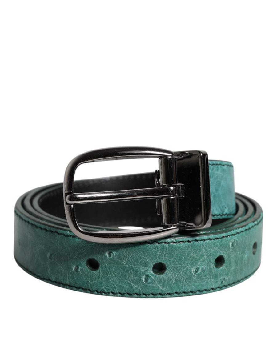 Dolce & Gabbana 100% Leather belt in green