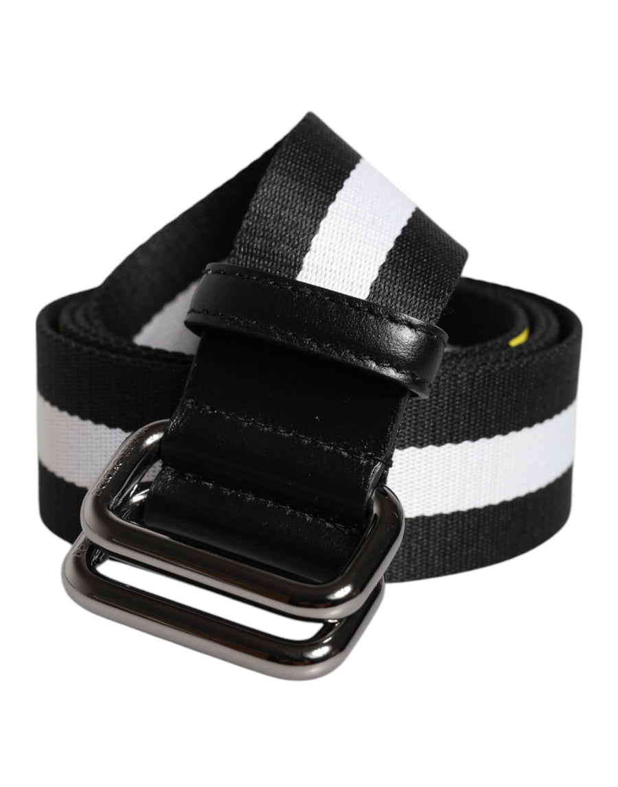 Dolce & Gabbana 100% Nylon belt in black