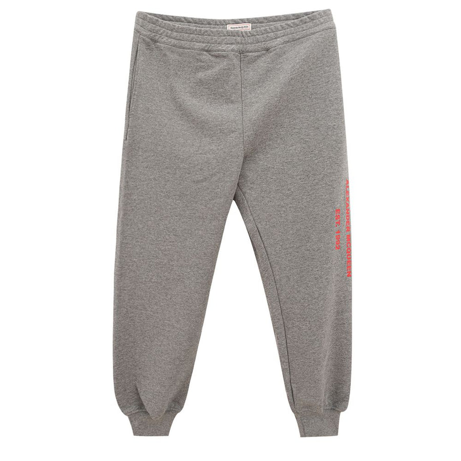 Alexander McQueen 100% Cotton joggers in gray