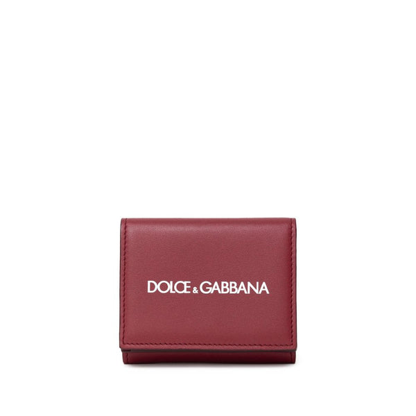 Dolce & Gabbana 100% Leather wallet in red