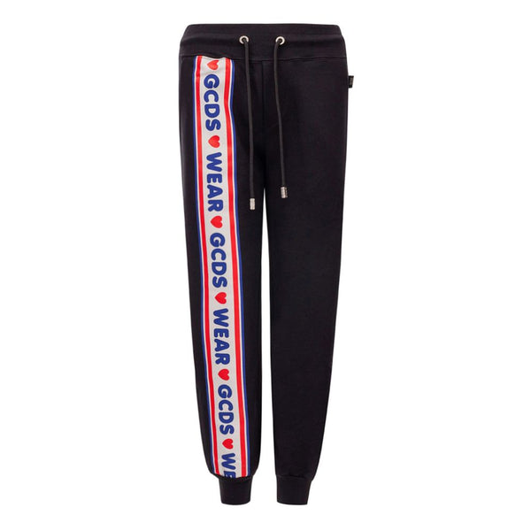 GCDS 100% Cotton joggers in black