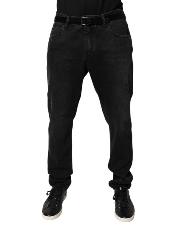 Dolce & Gabbana 100% Cotton jeans in black