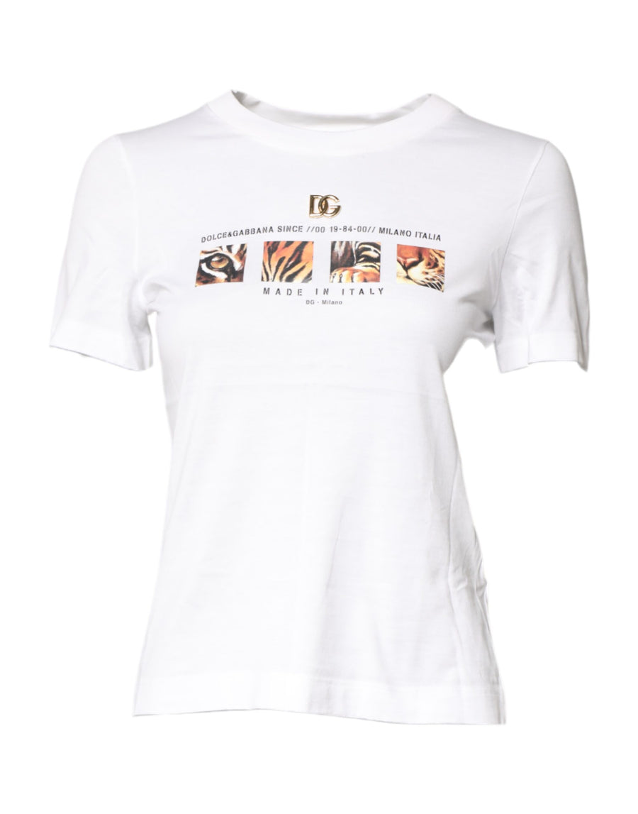 Dolce & Gabbana 100% Cotton t-shirt in white