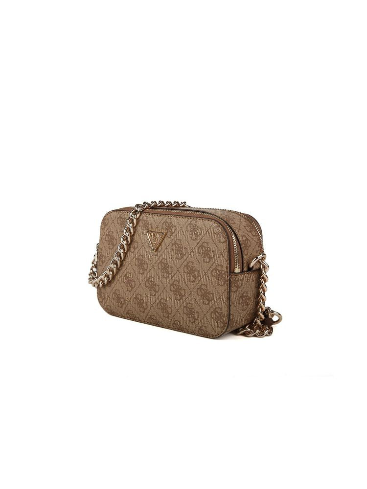 Guess Satchel Bag Latte Logo-Brown Logo/brown Polyurethane / Satchel-bags