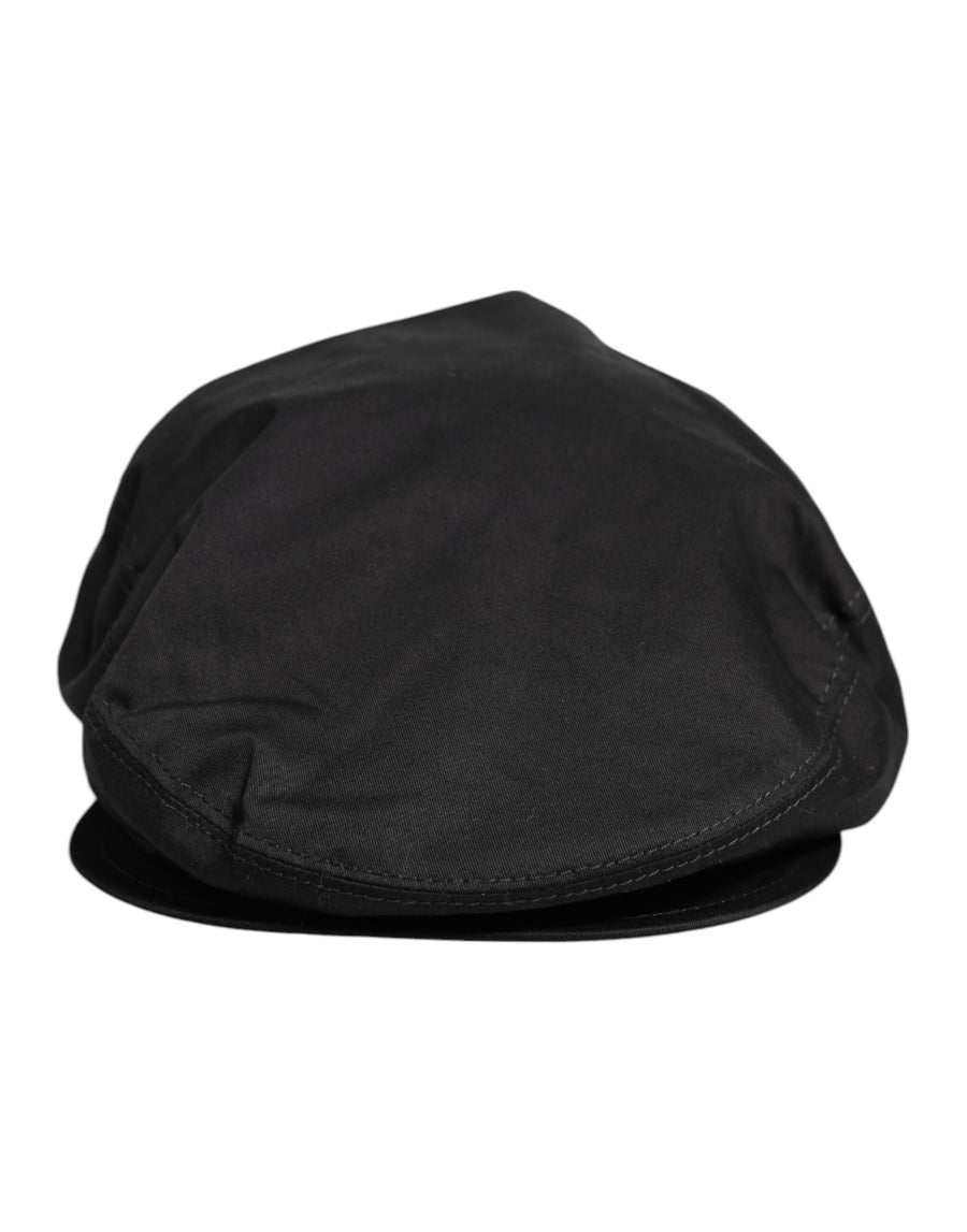 Dolce & Gabbana HAT9679 97% Cotton flat cap in black