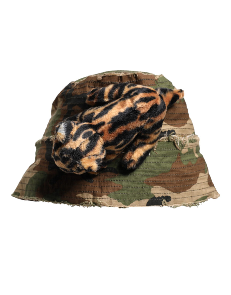 Dolce & Gabbana HAT9699 97% Cotton bucket hat in multicolor
