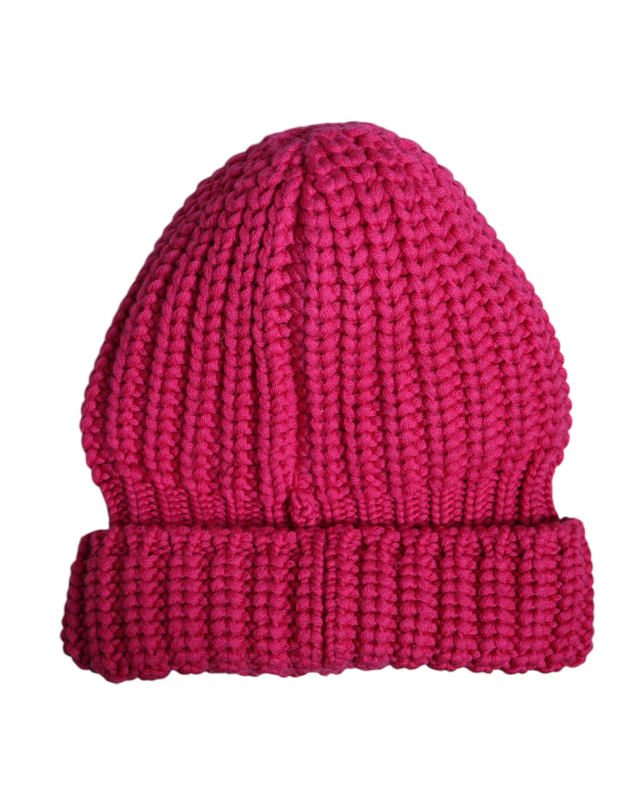 Dolce & Gabbana HAT9797 100% Virgin Wool beanie in pink