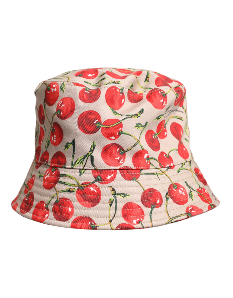 Dolce & Gabbana HAT9832 100% Cotton bucket hat in beige