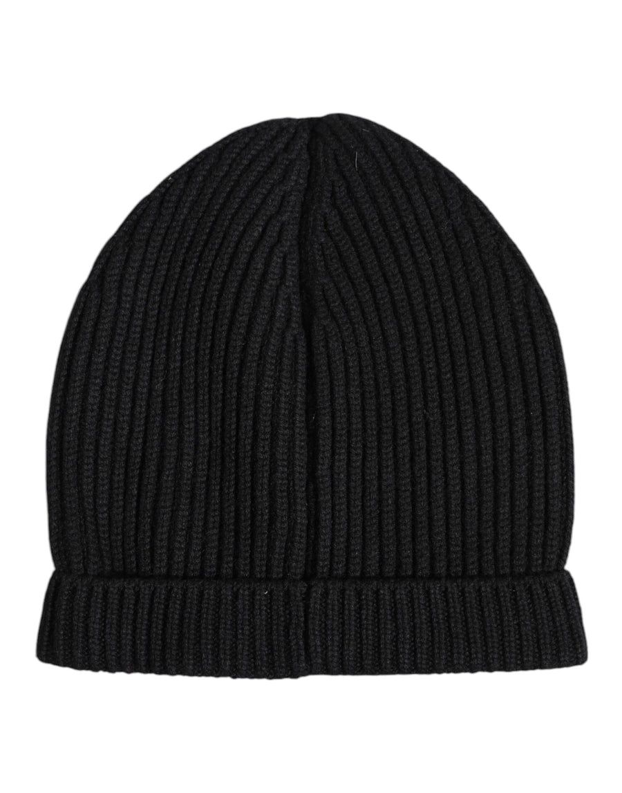 Dolce & Gabbana HAT9849 100% Cashmere beanie in black