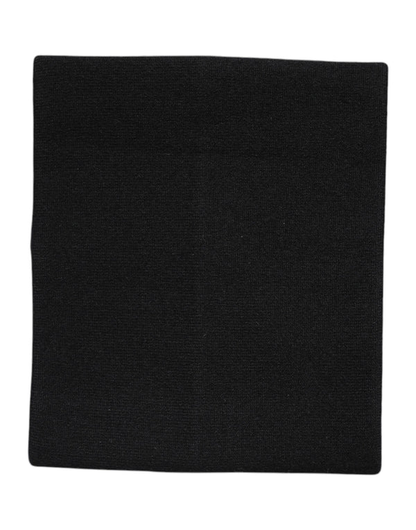 Dolce & Gabbana 100% Cashmere scarf in black