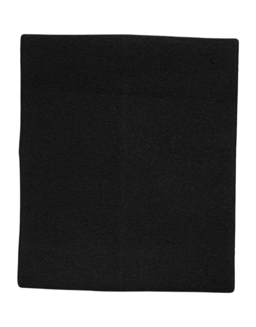 Dolce & Gabbana 100% Cashmere scarf in black