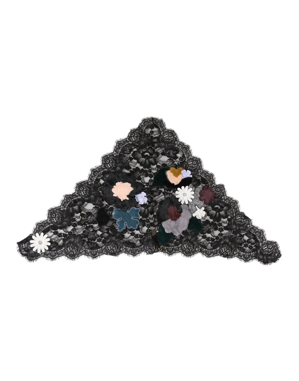 Dolce & Gabbana HAT9708 81% Cotton veil hat in black