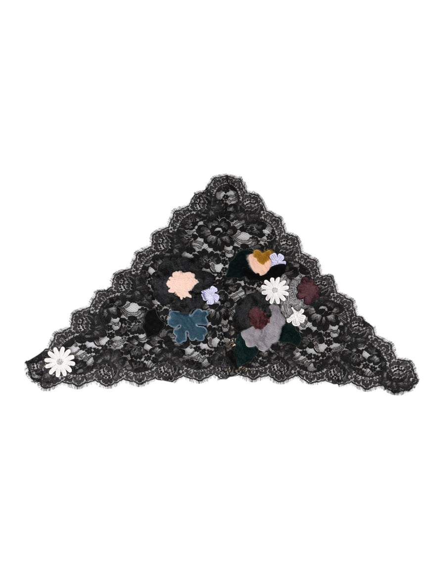 Dolce & Gabbana HAT9708 81% Cotton veil hat in black
