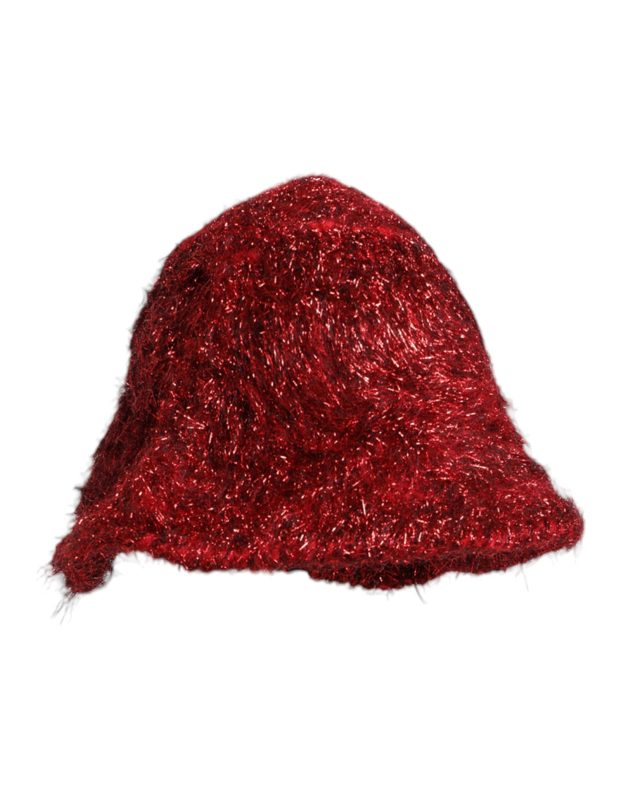 Dolce & Gabbana HAT9740 45% Viscose 25% Nylon 20% Polyester 10% Polyester Film Fiber bucket hat in red