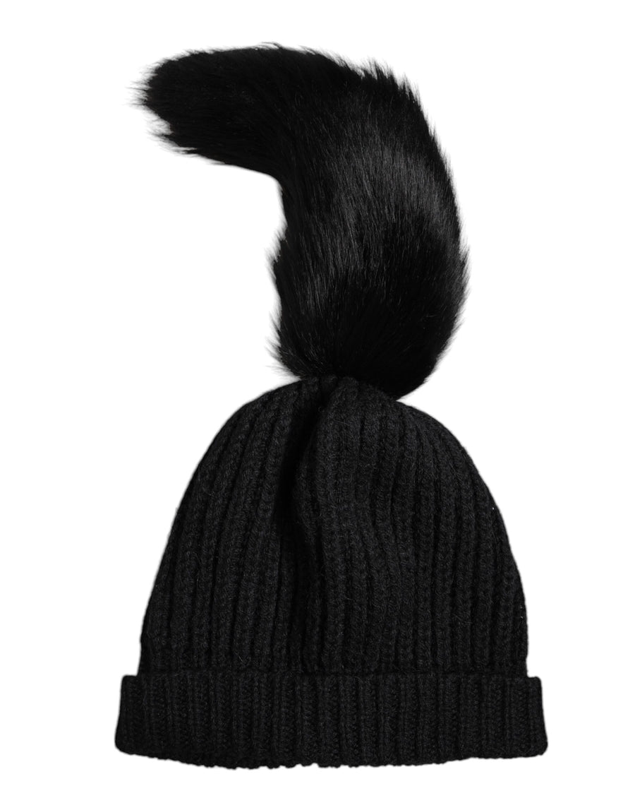 Dolce & Gabbana HAT9802 45% Acrylic beanie in black