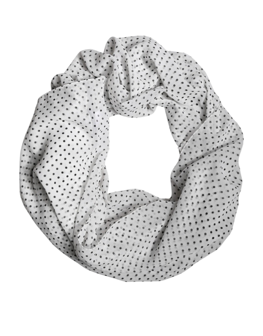 Dolce & Gabbana 100% Polyester scarf in white