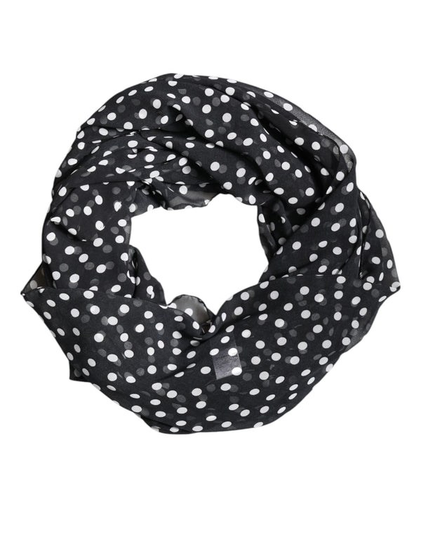 Dolce & Gabbana 100% Polyester scarf in black